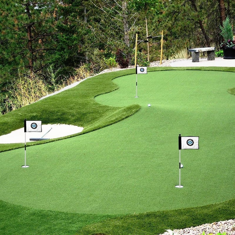 2BUT Saint Andrews Golf Club Golf Pin USGA Flag Practic Putting Green Golf Flag For Backyard Garden Double-Sewn 600D Nylon Miniature Pin Flag Regulation Tube Flag(8"x6") - Image 4